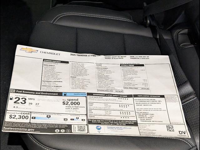 new 2025 Chevrolet Traverse car, priced at $45,975
