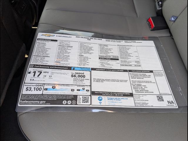 new 2025 Chevrolet Colorado car, priced at $54,920