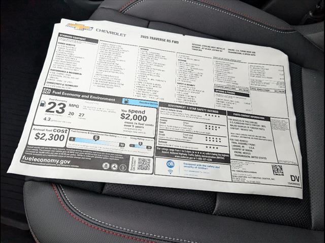 new 2025 Chevrolet Traverse car, priced at $57,700