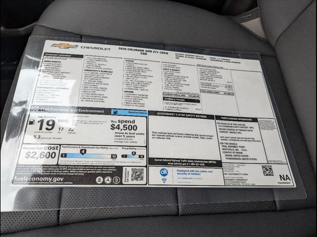 new 2026 Chevrolet Colorado car, priced at $45,920