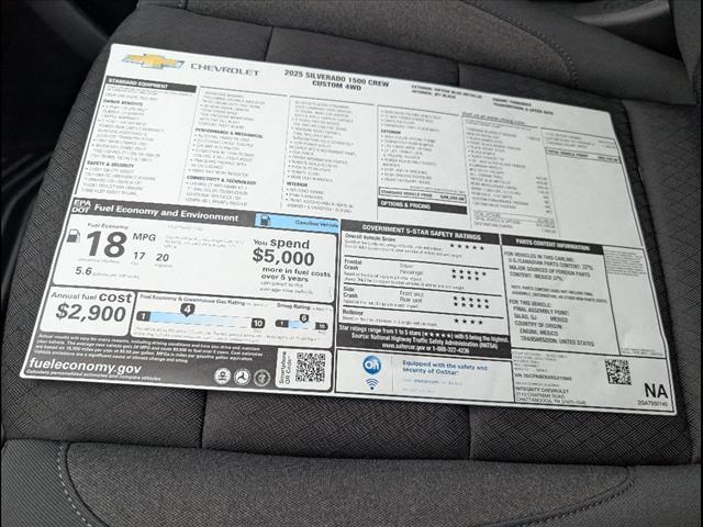 new 2025 Chevrolet Silverado 1500 car, priced at $48,725