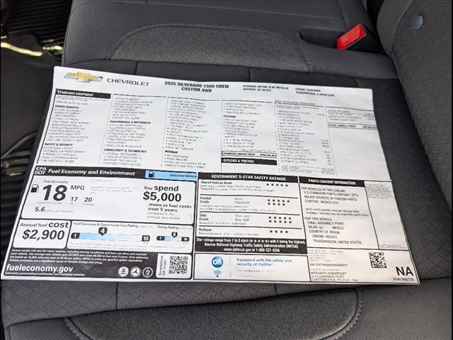 new 2025 Chevrolet Silverado 1500 car, priced at $45,047