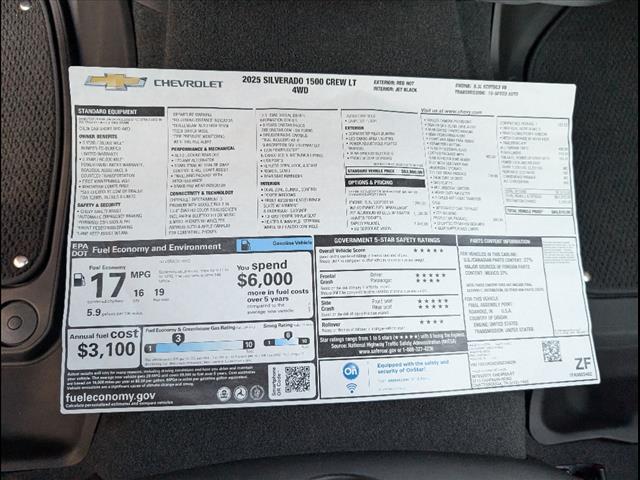 new 2025 Chevrolet Silverado 1500 car, priced at $56,805