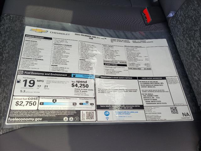 new 2025 Chevrolet Colorado car, priced at $48,940