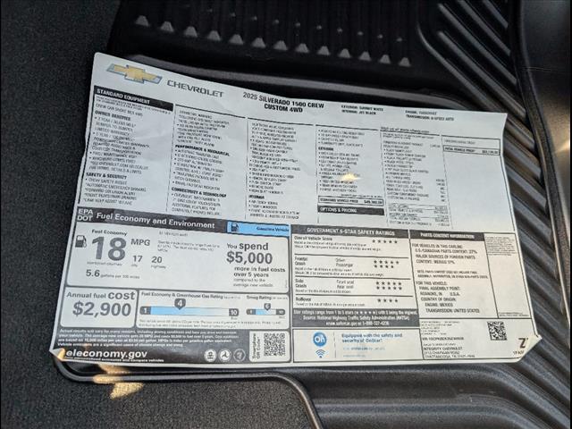 new 2025 Chevrolet Silverado 1500 car, priced at $44,353