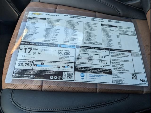 new 2025 Chevrolet Silverado 1500 car, priced at $68,873