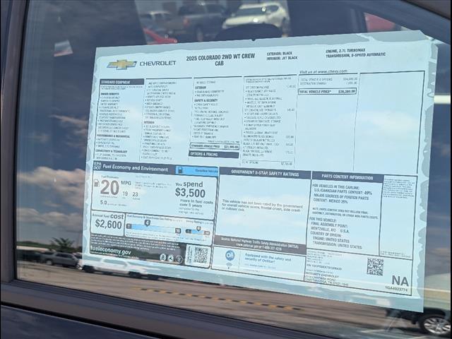 new 2025 Chevrolet Colorado car, priced at $34,130