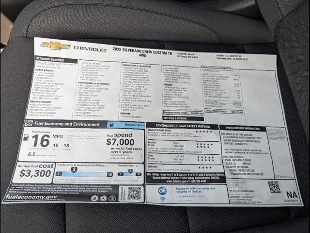 new 2025 Chevrolet Silverado 1500 car, priced at $53,125