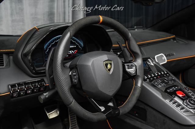 used 2021 Lamborghini Aventador SVJ car, priced at $899,800