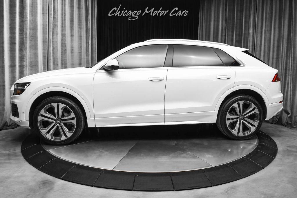 used 2020 Audi Q8 car, priced at $39,800
