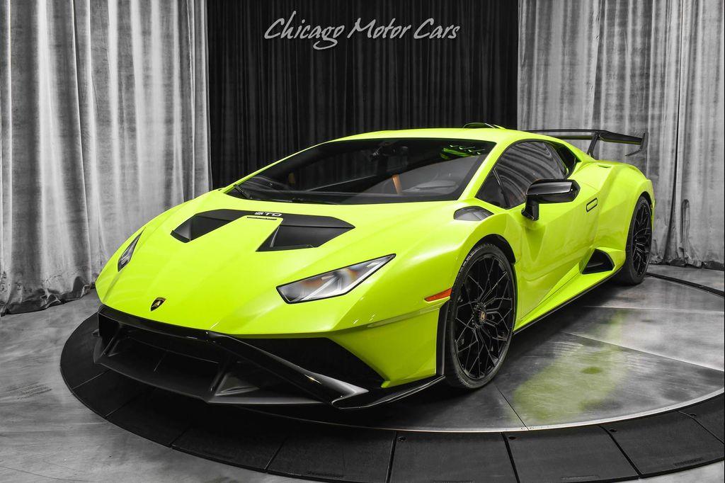 used 2022 Lamborghini Huracan STO car, priced at $385,800