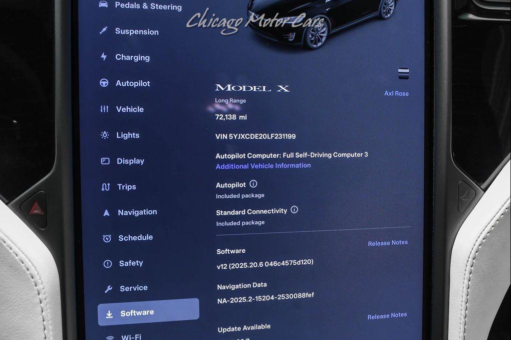 used 2020 Tesla Model X car, priced at $34,800