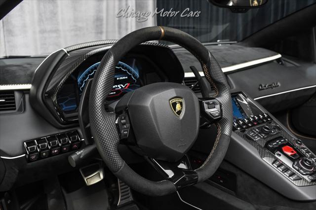 used 2020 Lamborghini Aventador SVJ car, priced at $764,800