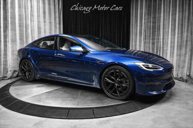 used 2021 Tesla Model S car, priced at $61,800