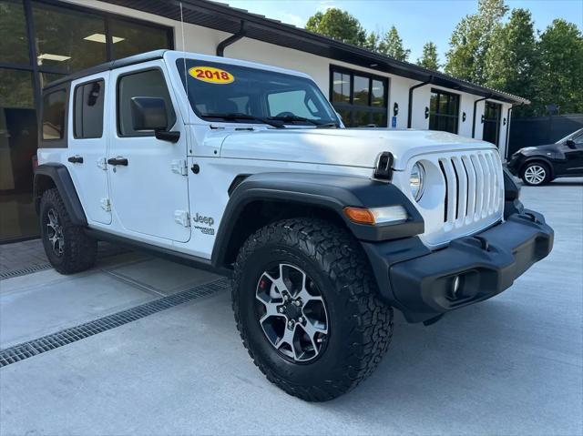 used 2018 Jeep Wrangler Unlimited car, priced at $18,999