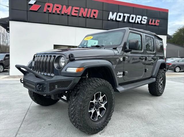 used 2018 Jeep Wrangler Unlimited car, priced at $24,999