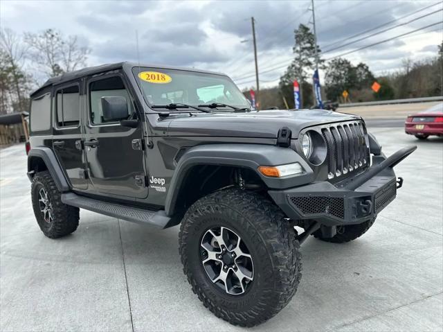 used 2018 Jeep Wrangler Unlimited car, priced at $24,999