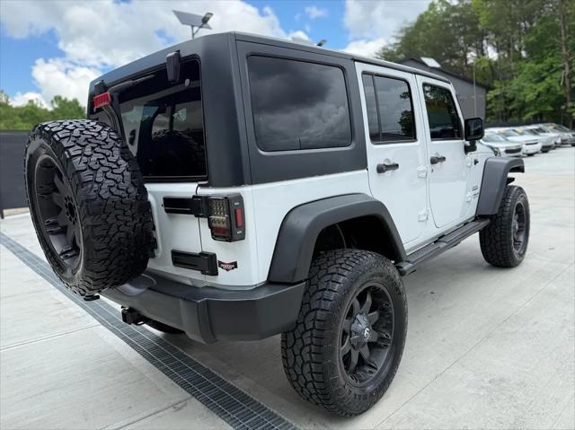 used 2017 Jeep Wrangler Unlimited car, priced at $18,450