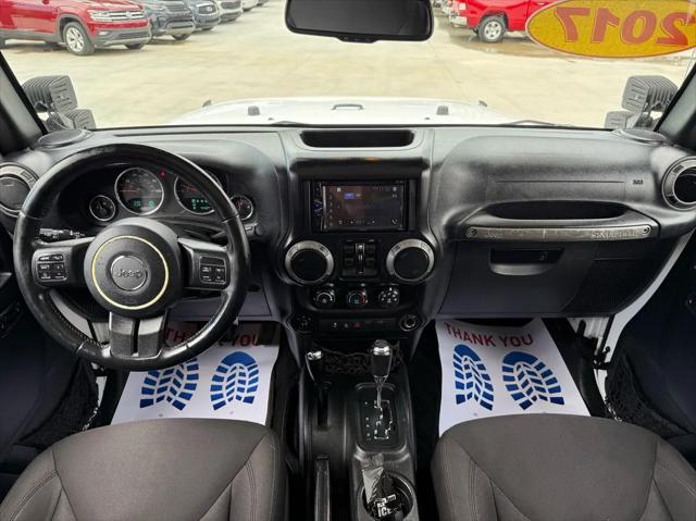 used 2017 Jeep Wrangler Unlimited car, priced at $18,450