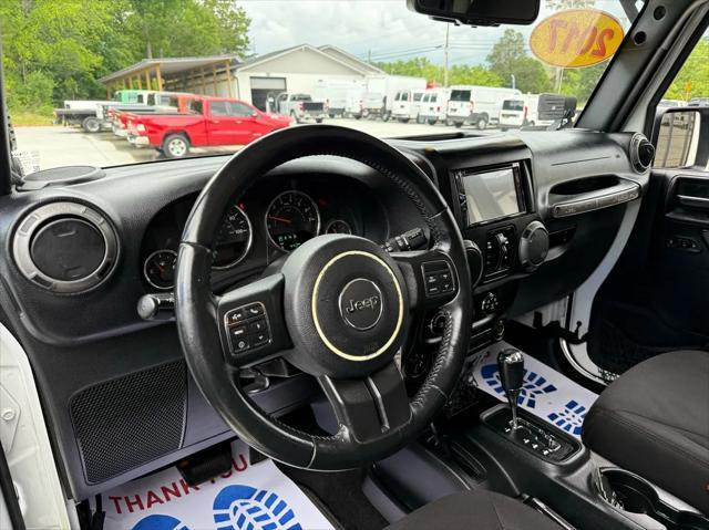 used 2017 Jeep Wrangler Unlimited car, priced at $18,450