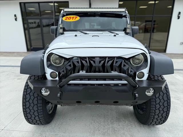 used 2017 Jeep Wrangler Unlimited car, priced at $18,450