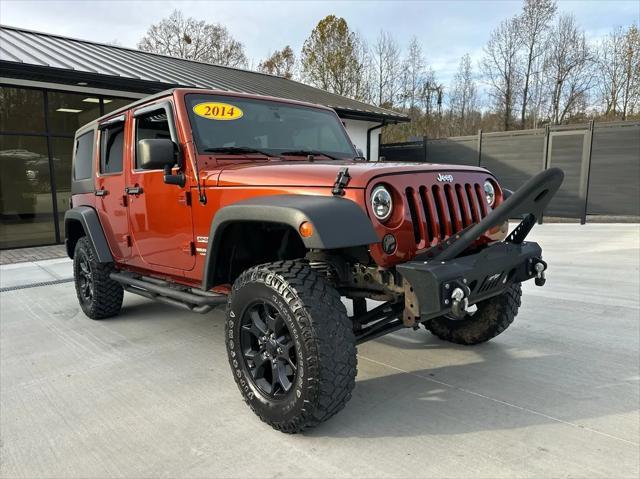 used 2014 Jeep Wrangler Unlimited car, priced at $17,450