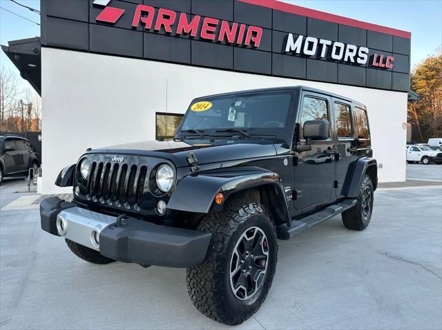 used 2014 Jeep Wrangler Unlimited car, priced at $18,999