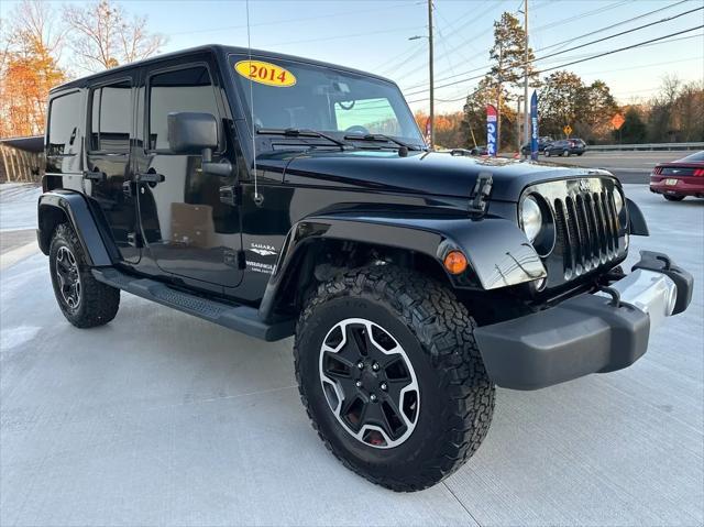 used 2014 Jeep Wrangler Unlimited car, priced at $18,999