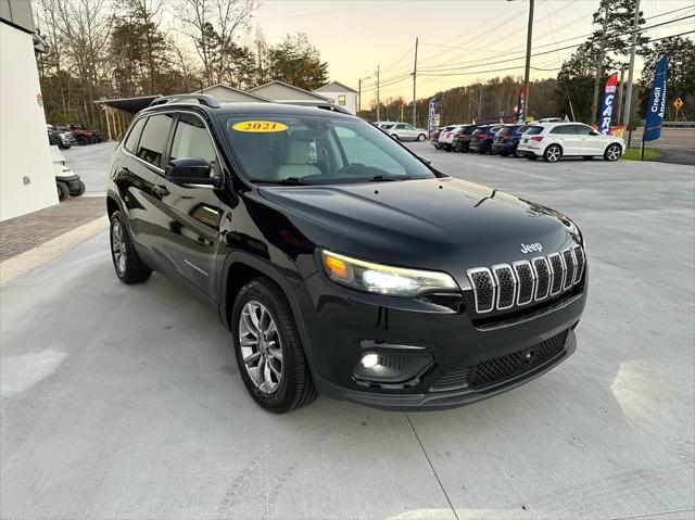 used 2021 Jeep Cherokee car, priced at $19,999