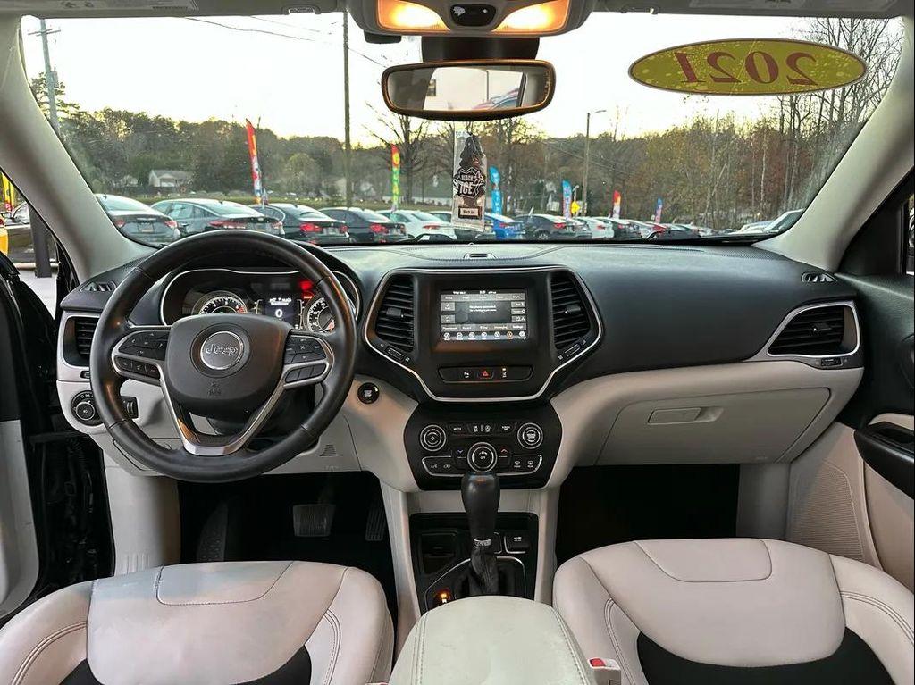 used 2021 Jeep Cherokee car, priced at $18,450