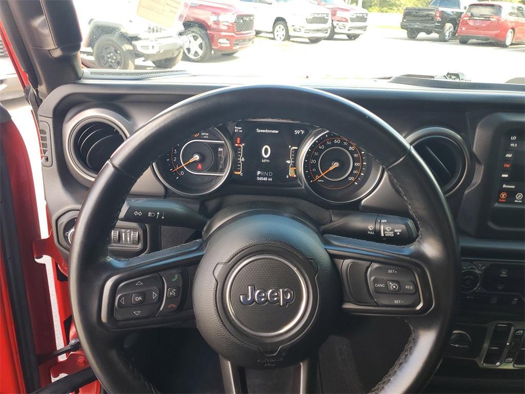 used 2021 Jeep Wrangler Unlimited car, priced at $29,331