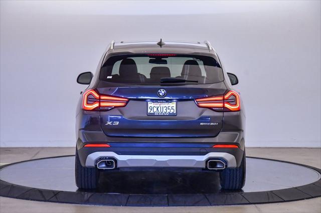 used 2022 BMW X3 car, priced at $32,130