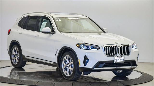 used 2022 BMW X3 car, priced at $34,299