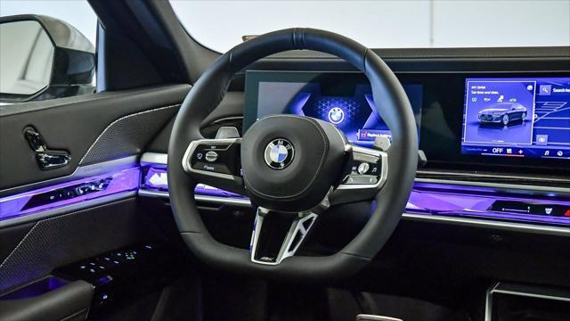 new 2025 BMW 740 car, priced at $105,366