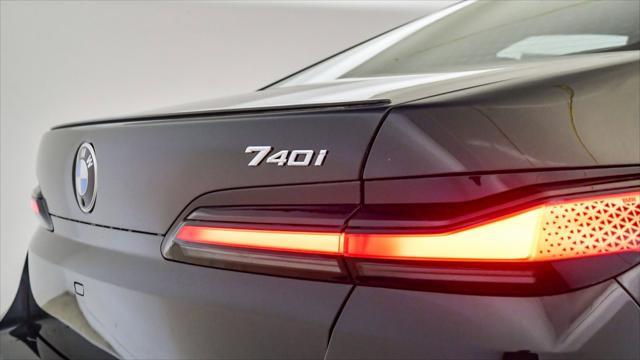 new 2025 BMW 740 car, priced at $105,366