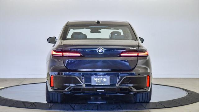 new 2025 BMW 740 car, priced at $105,366