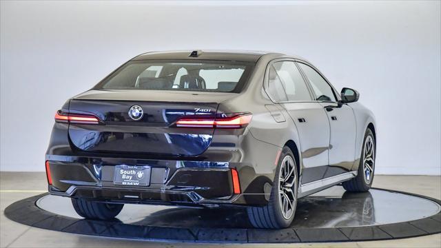 new 2025 BMW 740 car, priced at $105,366