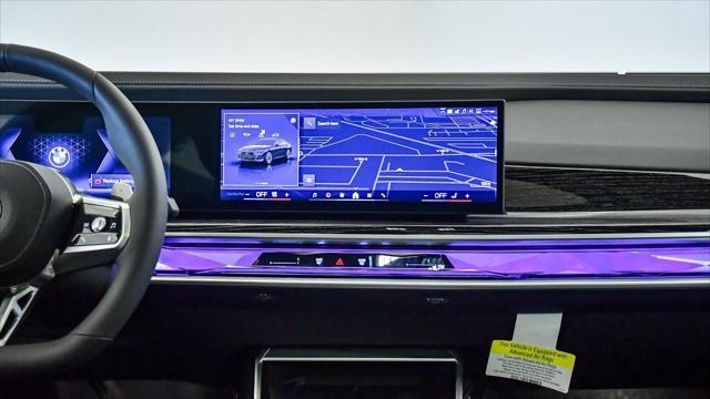 new 2025 BMW 740 car, priced at $105,366