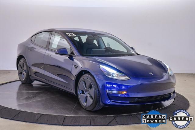 used 2023 Tesla Model 3 car, priced at $23,999