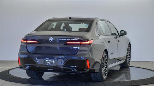 new 2025 BMW 740 car, priced at $93,871