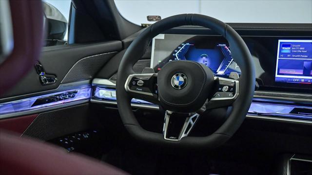 new 2025 BMW 740 car, priced at $93,871