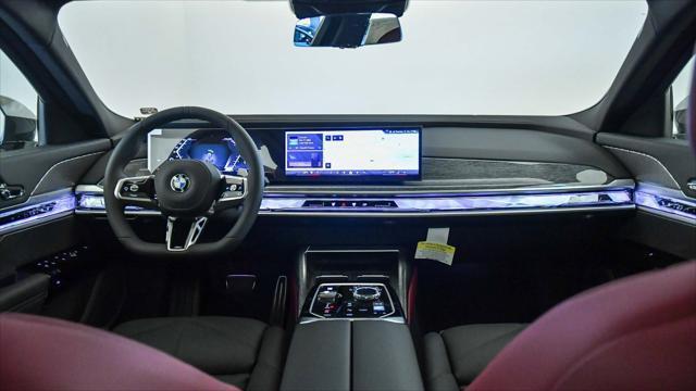 new 2025 BMW 740 car, priced at $93,871