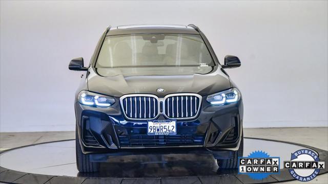 used 2022 BMW X3 car, priced at $37,599