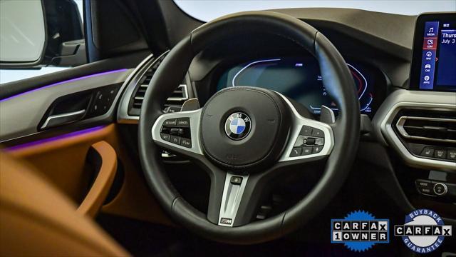 used 2022 BMW X3 car, priced at $37,599