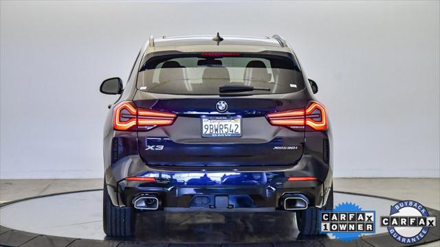 used 2022 BMW X3 car, priced at $37,599