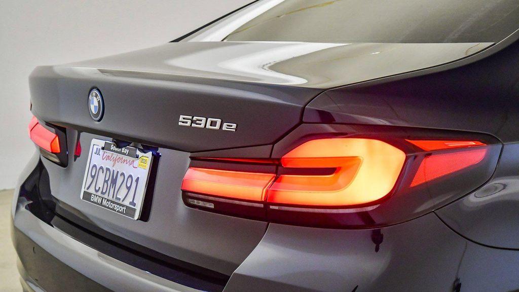 used 2022 BMW 530e car, priced at $34,446