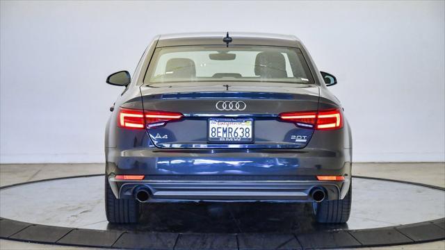 used 2018 Audi A4 car, priced at $14,999