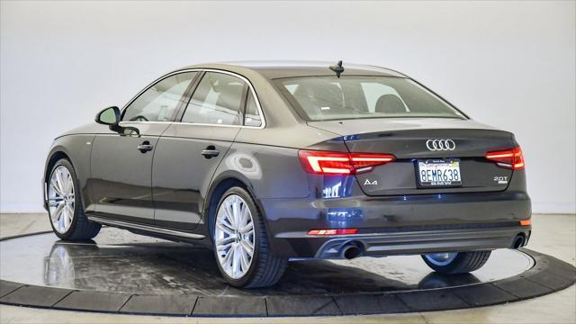 used 2018 Audi A4 car, priced at $14,999