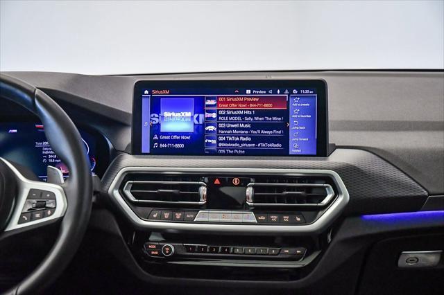 used 2022 BMW X3 car, priced at $34,599