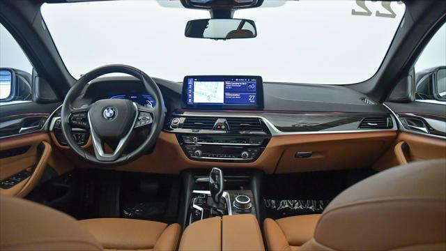 used 2022 BMW 530e car, priced at $38,499